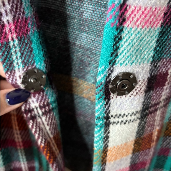 Anthropologie Colorful Checkered Blazer Jacket - Picture 5 of 7